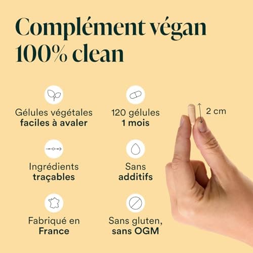 NOVOMA Multivitamins and Minerals, 29 Vitamins & Actifs A B C D3 E K2 + Magnesium & Zinc, 120 Capsules, Immunity Dietary Supplement for Women and Men, Made in France - Image 6