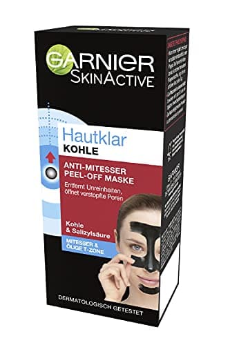 Garnier Peel-Off Blackhead Mask for Radiant Skin with Salicylic Acid and Light Charcoal - Image 4