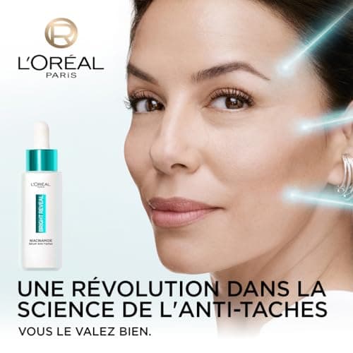 L'Oréal Paris Anti-Spot Serum Enriched with Melasyl and Niacinamide - Brightening and Unified Complexion - Gentle Exfoliating - For All Skin Types - Bright Reveal - 30 ml - Image 3