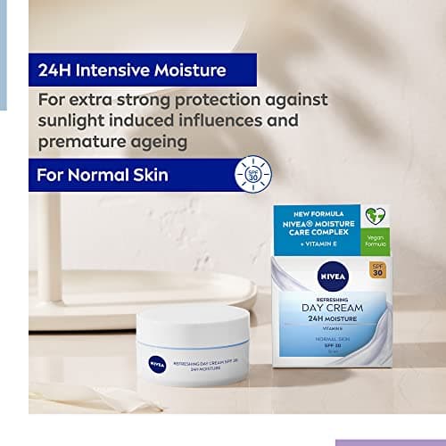 NIVEA Crème de jour rafraîchissante 24H SPF 30 50 ml - Image 7