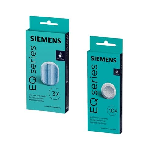 Siemens TZ80001 Cleaning Tablets with 3 Descaling Tablets for EQ Series Coffee Machines (Pack of 10) - Image 2