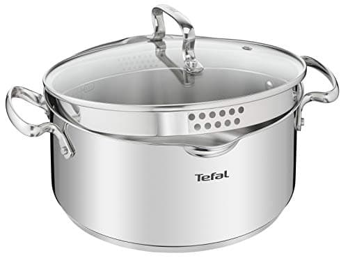 Tefal Duetto 7 Piece Set - 3 Saucepans 16/20/24 cm, 1 Saucepan 16 cm, 3 Stainless Steel Lids, 3 Glass Lids, Measurement Marks, All Kinds of Kitchens, Oven and Oven Safe - Image 3