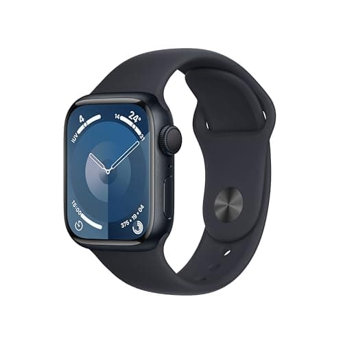 Apple Watch Series 9 (GPS, 41mm) - Midnight Alluminium Case with Midnight Sport Strap, S/M (Refurbished) - Image 2