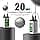 Debra EST-12 UHF Professional In-Ear Monitoring System 2 Receivers, 20 Channels, 0ms Latency, 80 m Range, Metal Case for Stage & Studio Black - Image 7