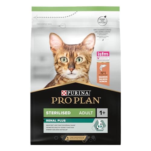 PURINA PRO PLAN | Renal Plus | Cat | Complete Dry Food for Sterilized Adult Cats | Helps Maintain Healthy Kidney Function and Urinary System | Salmon | Bag | Pack of 4 x 3 kg - Image 4