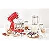 Smeg, SMF03RDEU Pastry Processor, 10 Speed Levels, Step-On Function, Bowl 4.8 L, Safety Motor Lock, 3 Beaters, Hook and Lid Supplied, 800 W, Red - Image 8