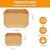 180pcs Air Fryer Baking Paper for Ninja Foodi Flex 10.4 L AF500EU, Air Fryer Baking Paper for Ninja 10.4 L, Suitable for 10.4 L and 10 L Air Fryers, Heat Resistant - Image 4