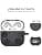 AhaStyle AirPods 4 Case (2024) with Retro Game Console Cleaning Kit for AirPods 4th Generation Soft Silicone Protective Cover for Apple AirPods 4 2024 Charging Case (Dark Grey) - Image 4