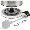 Bosch TWK5P480 electric kettle 1.7 L 2400 W Black,Stainless steel - Image 7