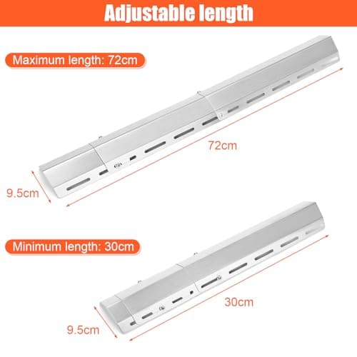 GFTIME 30 to 72 CM Universal Heat Diffuser for Charbroil, Brinkmann, Weber, Outback, Enders, Taino, Landmann, Stainless Steel Lid Burner Gas Replacement Parts Flame Grilen, 3 Pack - Image 3