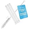 DL-pro 3 x 101mm Transparent Milk Suction Hose for DeLonghi 5313226701 EN520 Nespresso Lattissima Coffee Machine with Brush - Image 2