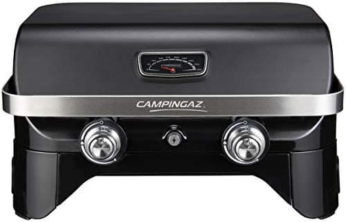 Campingaz Attitude 2100 LX Portable Table Gas Barbecue with 2 Steel Burners 5kW Power Camping Gas Barbecue with Warming Grill, Thermometer, Cast Iron Grill and Griddle - Image 2