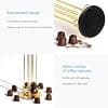 Coffee Capsule Holder Compatible with Nespresso Capsules (40 Pcs) Gold Iron Capsule Holder 4.5 x 14.8 inch 360 Degree Rotating Capsule Holder Coffee Capsule Holder - Image 4
