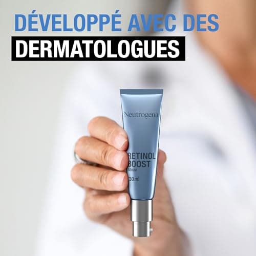 Neutrogena – Sérum Anti-Âge Retinol Boost (flacon-pompe de 30 ml) – Soin du visage pour combattre les signes visibles de l'âge – Sérum au rétinol pour tous types de peau - Image 4