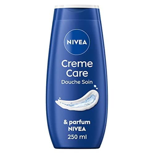 NIVEA Crème de douche Soin (1 x 250 ml), enrichie à l’Huile de pépin de Raison & Amande douce, Soin corps hydratant qui nettoie respecte et renforce le microbiome pour peaux sèches - Image 3