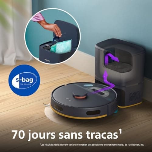 Philips Robot Vacuum Cleaner 2000 Series - 2700 Pa Suction, Laser Navigation, Homerun Application, Automatic Dump Station, 130 Minute Runtime, Carpet Mode (XU2100/20) - Image 5