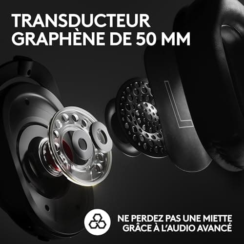 Logitech G PRO X SUPERLIGHT 2 LIGHTSPEED Wireless Gaming Mouse, Charging USB-C, PC and Mac + PRO X TKL LIGHTSPEED Wireless Gaming Headset, 50mm Graphene Transducers for PC and PS5 – Black - Image 6