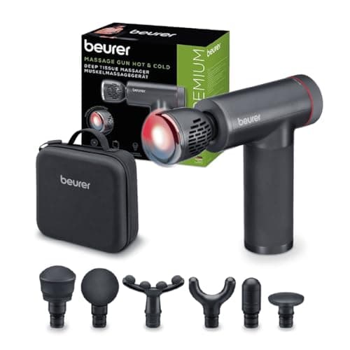 Beurer MG195 Strike Massage Gun with Cold and Heat Function, Professional Percutive Massage, Muscle Relief and Sports Recovery, Rechargeable and Portable - Image 3