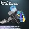 Brush for Dyson V7 V8 V10 V11 V15 Turbo Roller Brush Head with LED Light for Dark Areas, Effective Cleaning On Hard Floors - Image 6