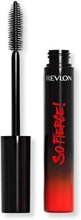 Revlon So Fierce - Mascara Tenue 24H - Mascara Volume Extrême et Longueur Durable - Maquillage pour les Yeux - Anti-Bavures & Sans Paquets - Renforce & Protège les Cils - 701 Blackest Black, 7ml