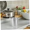 Cabilock Marmite à Soupe Acier Inoxydable Cocotte pour Friture et Cuisson Casserole avec Double Poignée Compatible Gaz et Induction Usage Domestique et Professionnel - Image 7