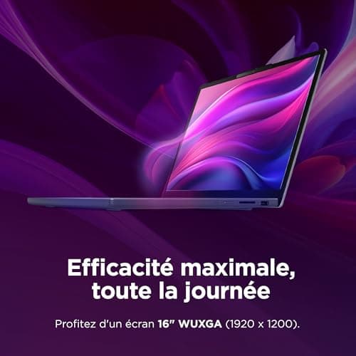 Lenovo IdeaPad Slim 3 16IRH10 – 16 Inch WUXGA Laptop (Intel Core i5-13420H, 16GB RAM, 512GB SSD, Intel UHD Graphic, Windows 11 Home) French AZERTY Keyboard – Grey - Image 4