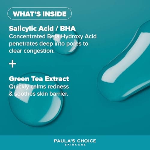 Paula's Choice SKIN PERFECTING 2% BHA Lotion Exfoliante - Gommage Visage avec Acide Salicylique - Réduire les Points Noirs & Pores Dilatés - pour Peau Mixte et Peau Grasse - 30 ml - Image 8