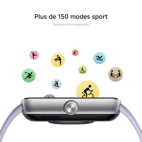 XIAOMI Redmi Watch 5-Montre Connectée, Suivi du Sport et Fitness, Ecran AMOLED 53mm, jusqu'à 24 Jours d'autonomie, 150+ Modes de Sport, Surveillance de la fréquence Cardiaque, Suivi du Sommeil, Noir - Image 9