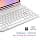 SENGBIRCH Keyboard Case for Samsung Galaxy Tab S10 Lite 10.9 Inches 2025 – AZERTY French Detachable Wireless Bluetooth Keyboard Case for Samsung Galaxy Tab S10 Lite AI Tablet, Pink - Image 4
