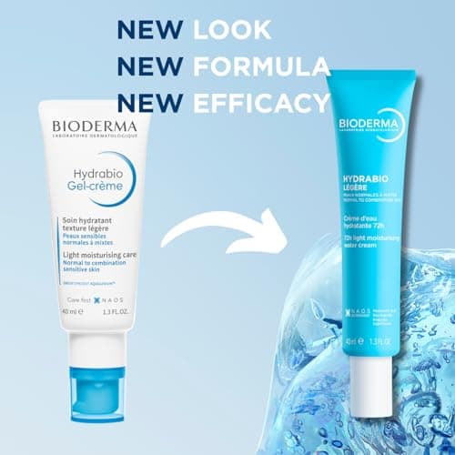 Bioderma HYDRABIO Gel-Crème 40ml, Hydrate intensément et durablement – Lisse le grain de peau, Peaux déshydratées, sensibles et en manque d'éclat – Peaux normales à mixtes - Image 4