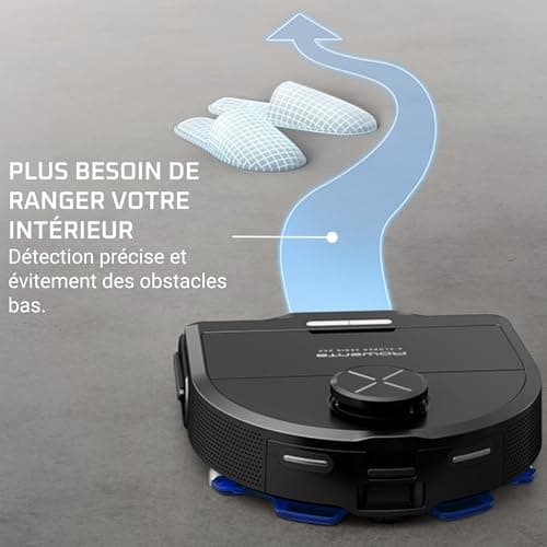 Rowenta X-Plorer Series 220 Robot Vacuum Cleaner, Animal & Allergy Model, Animal XL Brush, Vibrating Mop XL, 5600 Pa, Obstacle Avoidance RR9475WH - Image 6
