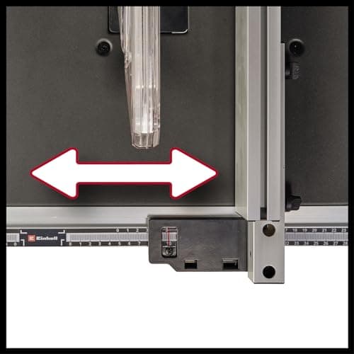 Einhell Table saw TC-TS 2025/2 U (2000 W, height/tilt adjustment device for saw blade, parallel stop, angle stop +/- 60°, side extensions) - Image 6