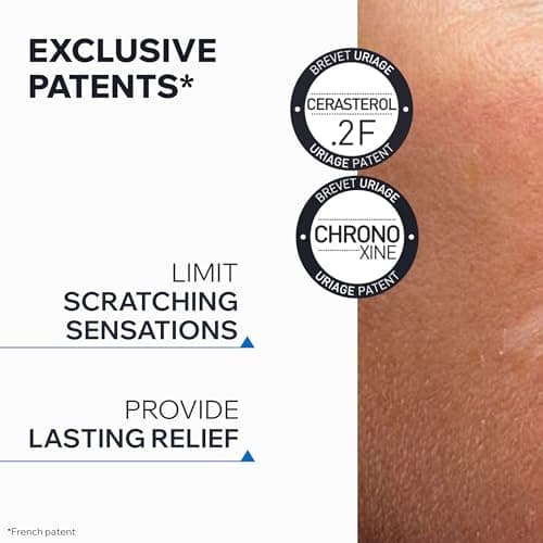 Uriage Xemose Crème Apaisante Visage Peau Sèche, Eczéma Atopique - 10% de Beurre de Karité - Hydratation 24H, Nourrit, Apaise, Protège - Non-collante, Non-grasse - Sans Parfum - Non Comédogène - 40ml - Image 6