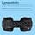 Replacement Ear Pads and Headband for SteelSeries Arctis 7/9 / Pro & Prime Wireless Gaming Headset etc. by MMOBIEL - Mesh Fabric Cushions & Flexible Fabric Headband for Headphones - Image 5