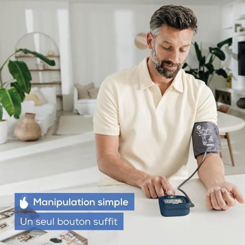 Beurer BM 25 Arm Blood Pressure Monitor, Simple One-Button Operation, Accurate Measurement, Arrhythmia Detection, USB-C Port, Armband 22-42cm, Data Transfer to Apple Health and More - Image 4