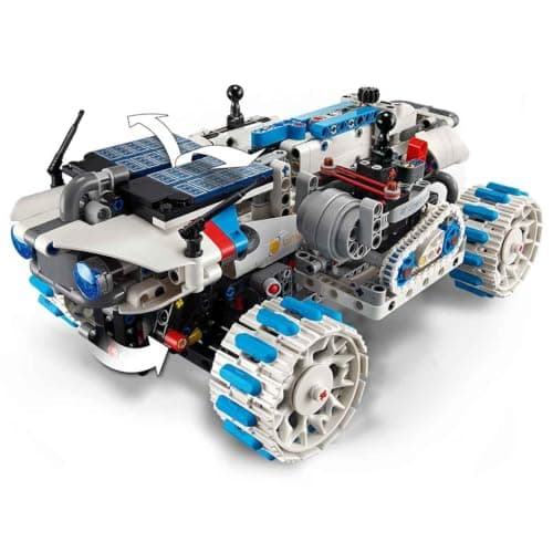 LEGO Technic Véhicule Lunaire Lunar Outpost - Jouet Interactif STEM - Engin Spatial - Bras Rotatif & Panneaux Solaires - Maquette de Robot - Cadeau d'Anniversaire pour Garçon ou Fille dès 10 ans 42211 - Image 5