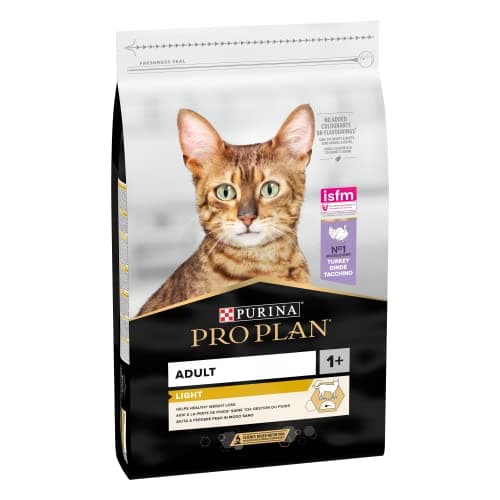 PURINA PRO PLAN | Light | Adult cat overweight and/or overweight | Low fat kibble to aid weight loss | Turkey | Bag | 10 kg - Image 5