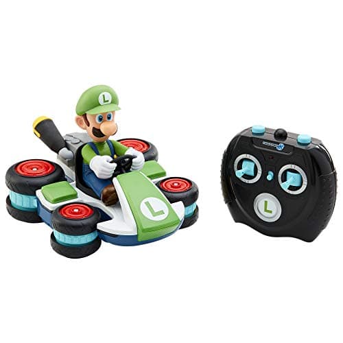 Nintendo - Official Licence - Mario Kart 8 - Luigi Anti-Gravity 2.4GHz Mini RC Car - 360° Rotations, Turns, Skids - Range 30m - Remote Control Car for Kids 4+ - Gaming Universe - Image 2