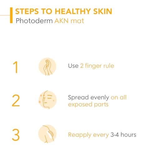 PHOTODERM AKN Mat SPF 30 40ml | Prévient l'apparition des imperfections – Protège des UVA-UVB | Peaux mixtes à grasses – Peaux à tendance acnéique présentant des imperfections légères à modérées - Image 5