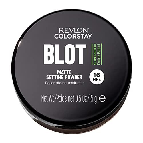Revlon ColorStay Blot Face Powder, poudre matifiante, flouteur et absorbante de sébum, poudre fixatrice, absorbe le sébum, floute les imperfections et réduit l’apparence des pores, 14 g. - Image 3