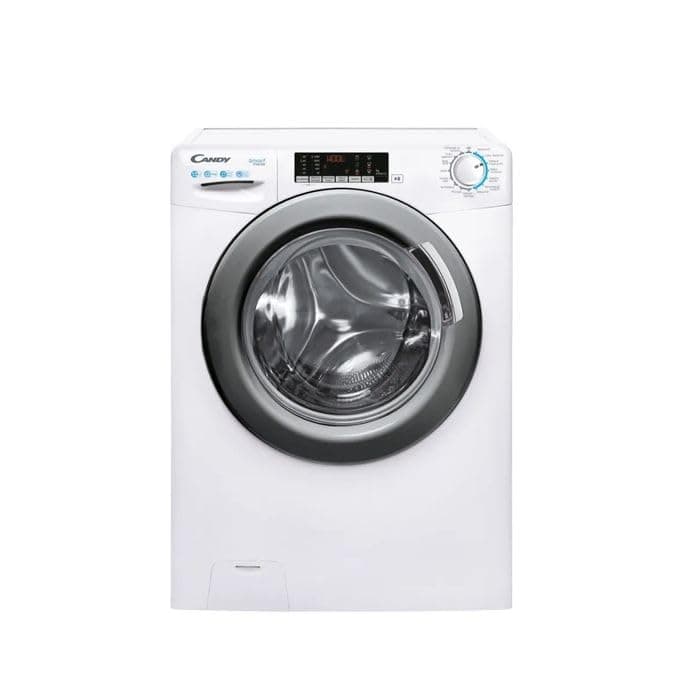 Lave-linge Candy CSS1413TWMRE/FR - 13 kg/1400 trs - fonction vapeur - classe A - moteur induction - hublot XXL - Image 4