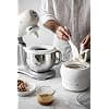 Smeg, SMF02CREU Pastry Processor, 10 Speed Levels, Step-On Function, Bowl 4.8 L, Safety Motor Lock, Flat Beater, Hook and Lid Included, 800W, Cream - Image 6
