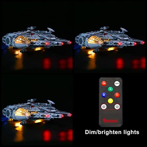 BRIKSMAX LED Upgrade Version Kit for Lego Star Wars Millennium Falcon, Compatible with Lego Model 75257, Construction Model Not Included - Image 6