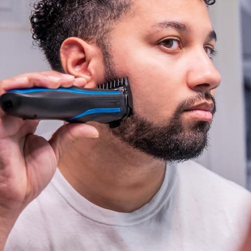 WAHL Self Clip 360 Hair Clippers Kit - Automatic Hair Clipper, Cordless Black 10 Combs, USB Charging, Long Life Battery, Self-Grooming, Rinsable Blades, Lightweight - Image 4