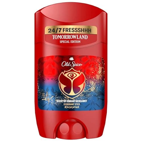 Old Spice Rock Déodorant en stick pour homme, 50 ml, fraîcheur 48 h, parfum longue durée, 0% sels d'aluminium, pas de taches sur le noir et le blanc, fabriqué à partir de 50% de plastique recyclé - Image 3