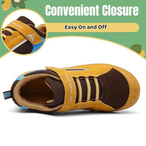 Mishansha Unisex Hiking Shoes Children Breathable Non-Slip Trekking Shoes for Boys Girls Size 7-5 UK - Image 5