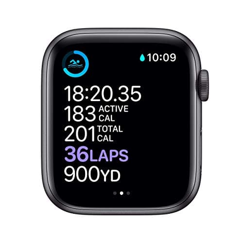 Apple Watch Series 6 (GPS + Cellular, 44MM) Space Grey Aluminium Case with Black Sport Strap (Refurbished) - Image 4
