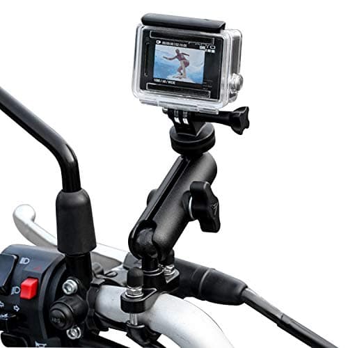 TKOOFN Bike/Motorcycle Mount for GoPro Camera, 360 Degree Universal Rotating Metal Handlebar Mount for GoPro Hero 12 11 10 9 7 6 5 4 Session, DJ Insta Canon Nikon Sony Action Camera - Image 2