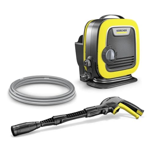 Kärcher K Mini High Pressure Washer, Pressure: Max. 110 Bar, Flow Rate: 360 l/h, Surface Area: 20 m²/h, Water Filter, Weight: 3.9 kg, Hose and High Pressure Gun, Vario Power Lance - Image 3