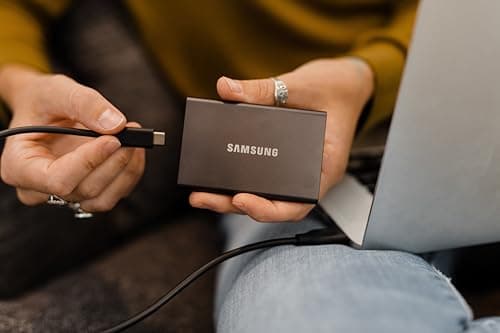 Samsung 1TB T7 External Solid State Drive, Titanium Grey, MU-PC1T0T/WW, Read/Write Speed up to 1050MB/s, Password Security - Image 7
